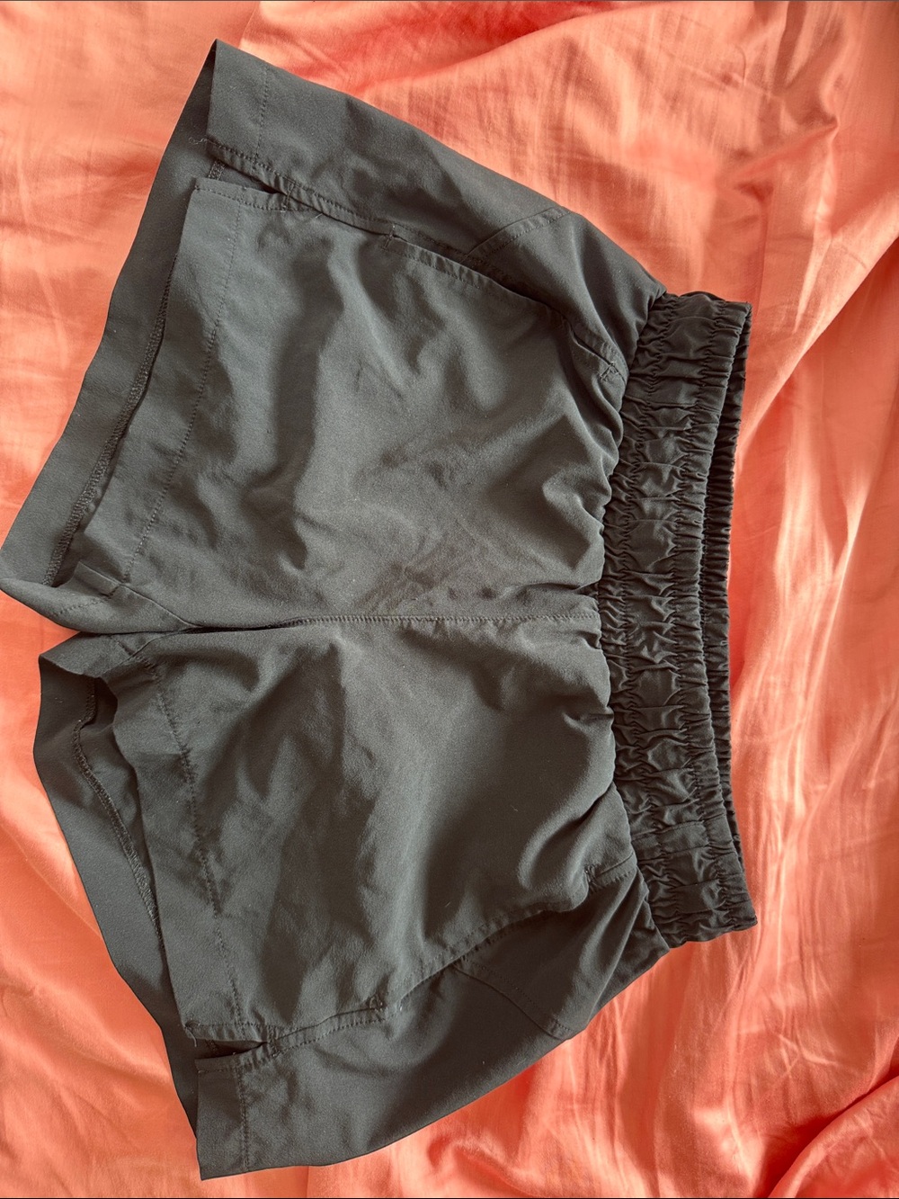 Zella Black Athletic Elastic Waist Running Shorts with pockets